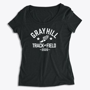 Grayhill Elementary School Track and Field Women's Premium Scoop Neck