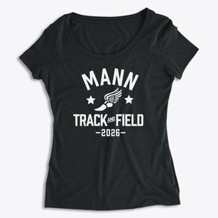 Mann Elementary School Track and Field Women's Premium Scoop Neck