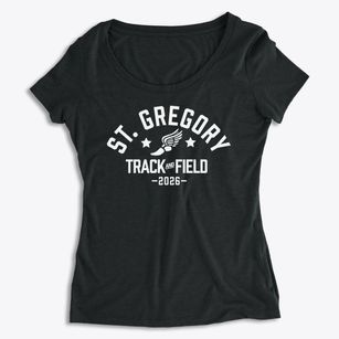 St. Gregory The Great Track and Field Women's Premium Scoop Neck