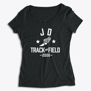 J D Mccarty Center Track and Field Women's Premium Scoop Neck