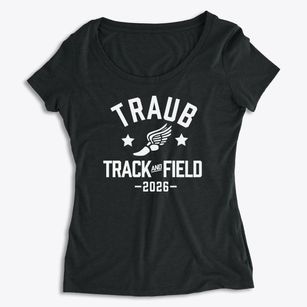 Traub Elementary School Track and Field Women's Premium Scoop Neck