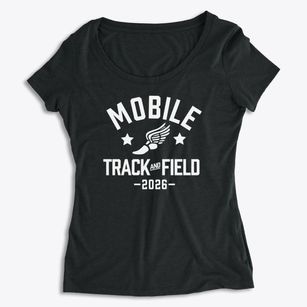 Mobile Christian School Track and Field Women's Premium Scoop Neck