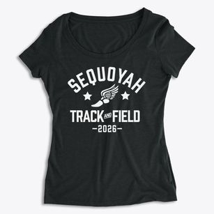 Sequoyah Middle School Track and Field Women's Premium Scoop Neck