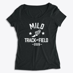 Milo Adventist Academy Track and Field Women's Premium Scoop Neck