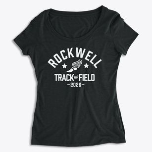 Rockwell Elementary School Track and Field Women's Premium Scoop Neck