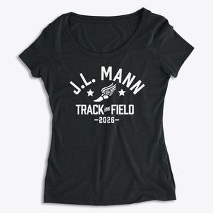 J.l. Mann High School Track and Field Women's Premium Scoop Neck