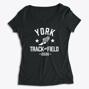 York Prep Track and Field Women's Premium Scoop Neck