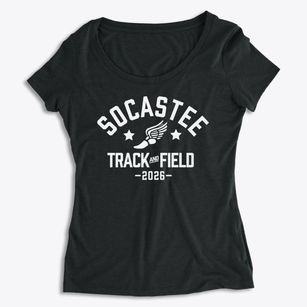 Socastee High School Track and Field Women's Premium Scoop Neck