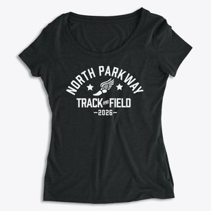 North Parkway Elementary School Track and Field Women's Premium Scoop Neck