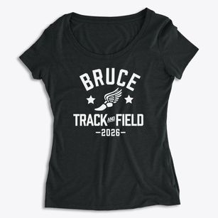 Bruce Elementary School Track and Field Women's Premium Scoop Neck