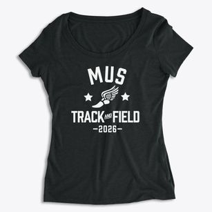 Memphis University School Track and Field Women's Premium Scoop Neck