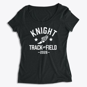 Knight Junior High School Track and Field Women's Premium Scoop Neck