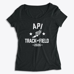 Advanced Preparatory International Track and Field Women's Premium Scoop Neck