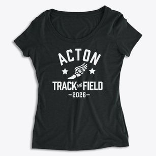 Acton Elementary School Track and Field Women's Premium Scoop Neck