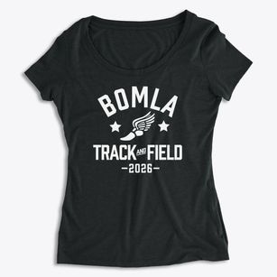 Barack Obama Male Leadership Academy Track and Field Women's Premium Scoop Neck