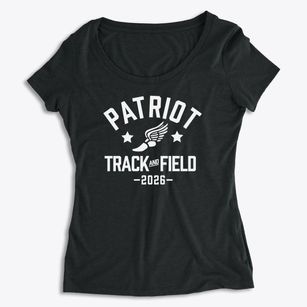 Patriot Elementary School Track and Field Women's Premium Scoop Neck