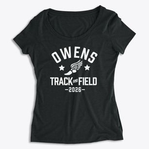 Owens Elementary School Track and Field Women's Premium Scoop Neck