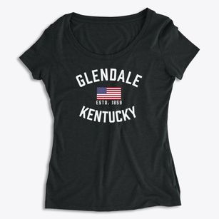 Glendale Kentucky Patriot Women's Premium Scoop Neck