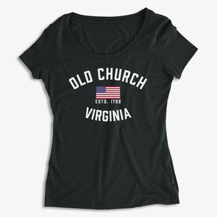 Old Church Virginia Patriot Women's Premium Scoop Neck