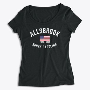 Allsbrook South Carolina Patriot Women's Premium Scoop Neck