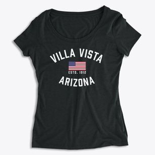 Villa Vista Arizona Patriot Women's Premium Scoop Neck