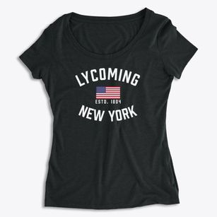 Lycoming New York Patriot Women's Premium Scoop Neck