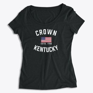 Crown Kentucky Patriot Women's Premium Scoop Neck