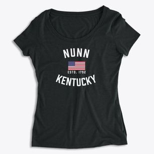 Nunn Kentucky Patriot Women's Premium Scoop Neck