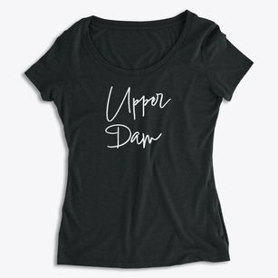 Upper Dam Maine Freestyle Women's Premium Scoop Neck