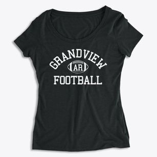 Grandview Arkansas Football Women's Premium Scoop Neck