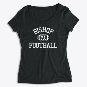Bishop Pennsylvania Football Women's Premium Scoop Neck