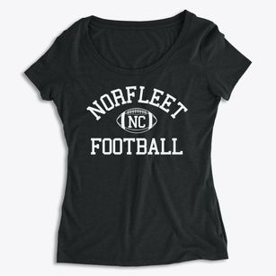 Norfleet North Carolina Football Women's Premium Scoop Neck