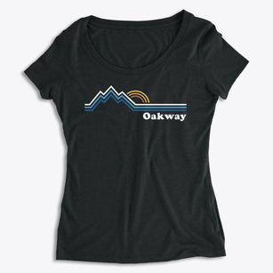 Oakway South Carolina Mountain View Women's Premium Scoop Neck