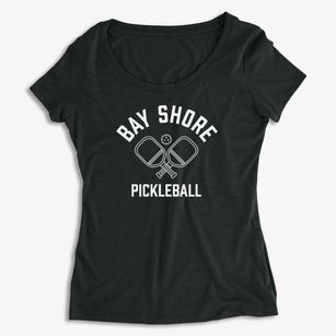 Bay Shore Michigan Pickleball Women's Premium Scoop Neck