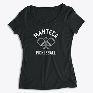 Manteca California Pickleball Women's Premium Scoop Neck