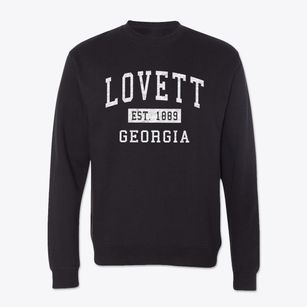 Lovett Georgia Classic Established Crewneck Sweatshirt