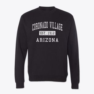 Coronado Village Arizona Classic Established Crewneck Sweatshirt