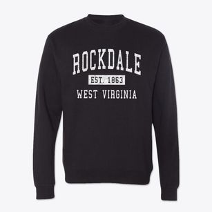 Rockdale West Virginia Classic Established Crewneck Sweatshirt