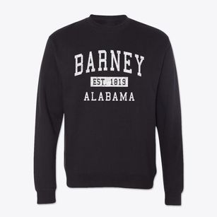 Barney Alabama Classic Established Crewneck Sweatshirt