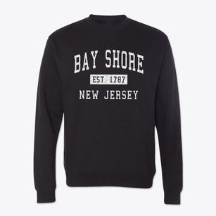 Bay Shore New Jersey Classic Established Crewneck Sweatshirt