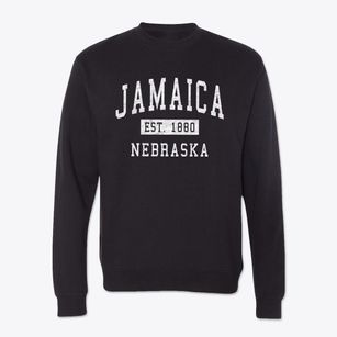 Jamaica Nebraska Classic Established Crewneck Sweatshirt