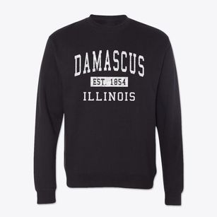 Damascus Illinois Classic Established Crewneck Sweatshirt