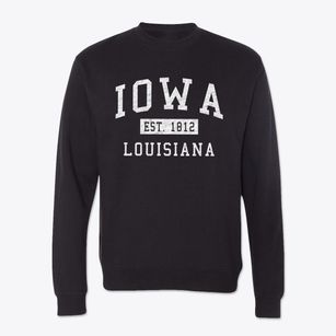Iowa Louisiana Classic Established Crewneck Sweatshirt