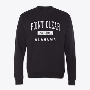 Point Clear Alabama Classic Established Crewneck Sweatshirt