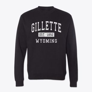 Gillette Wyoming Classic Established Crewneck Sweatshirt