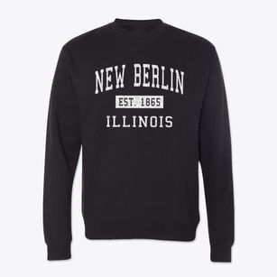 New Berlin Illinois Classic Established Crewneck Sweatshirt