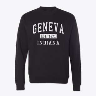 Geneva Indiana Classic Established Crewneck Sweatshirt