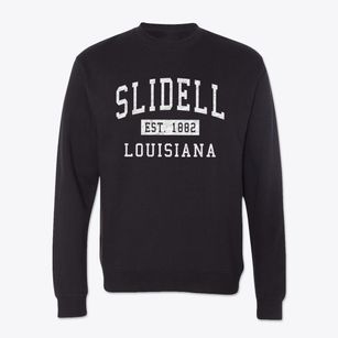 Slidell Louisiana Classic Established Crewneck Sweatshirt