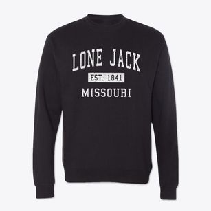 Lone Jack Missouri Classic Established Crewneck Sweatshirt