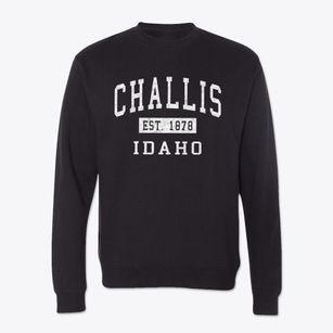 Challis Idaho Classic Established Crewneck Sweatshirt